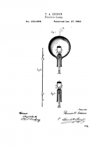 incandescent light bulb patent